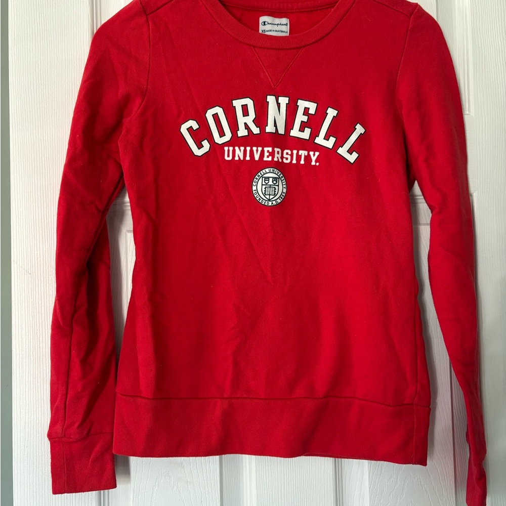 Red Cornell University Sweatshirt